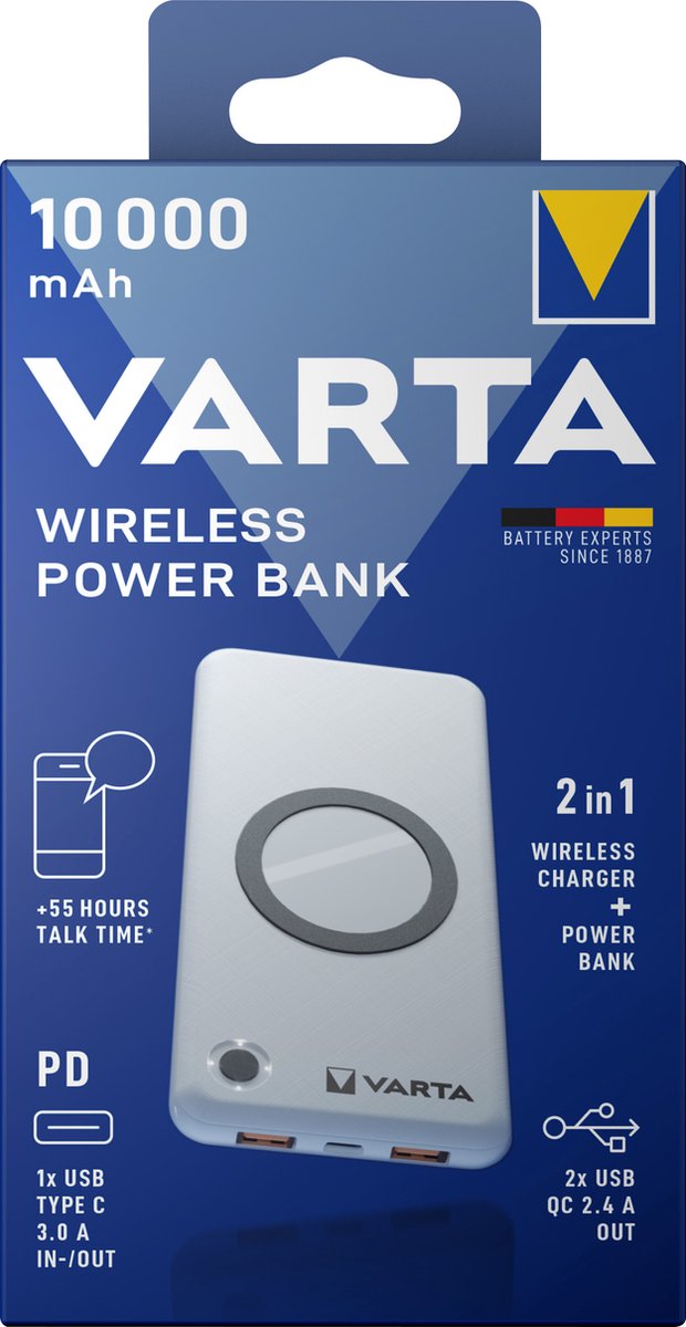 Varta Wireless Power Bank 10K (57913)