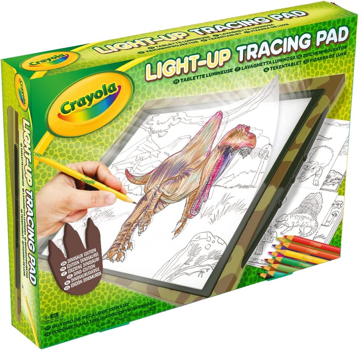 Crayola Light Up Tracing Pad Dinosaur 74-7497