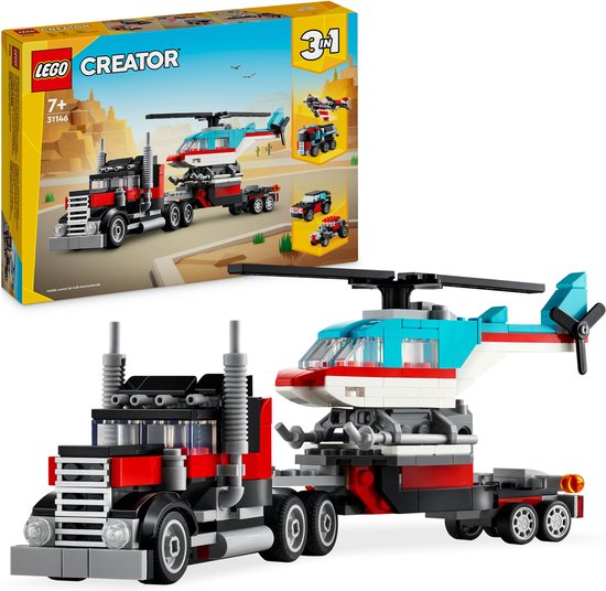 LEGO Creator Truck met helikopter 31146